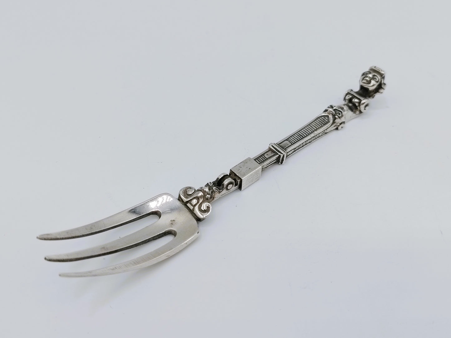 Silver travel fork, ACJ Begeer, Amsterdam, ca. 1920