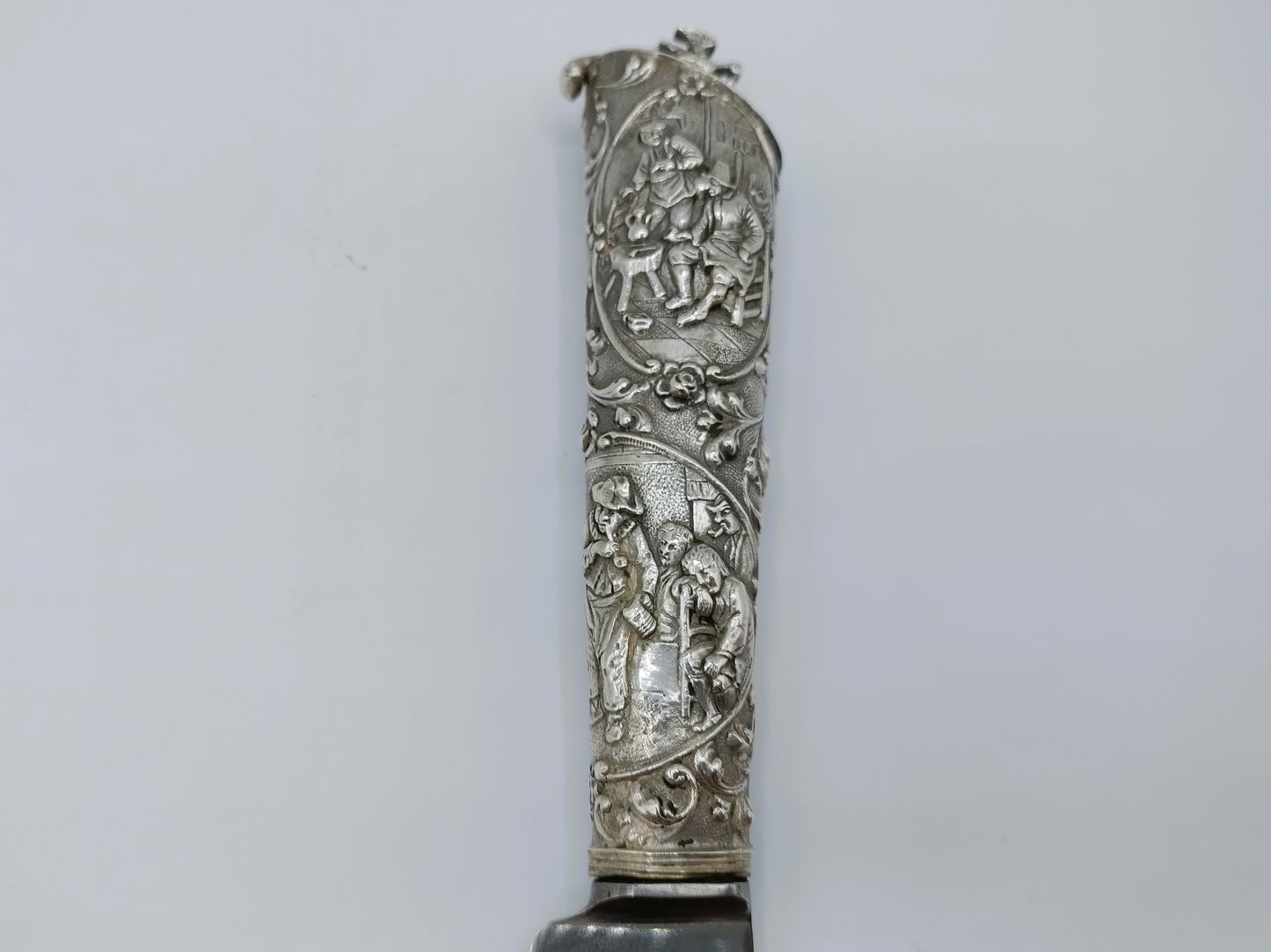 Messer mit Silbergriff, Niederlande, ca. 1900