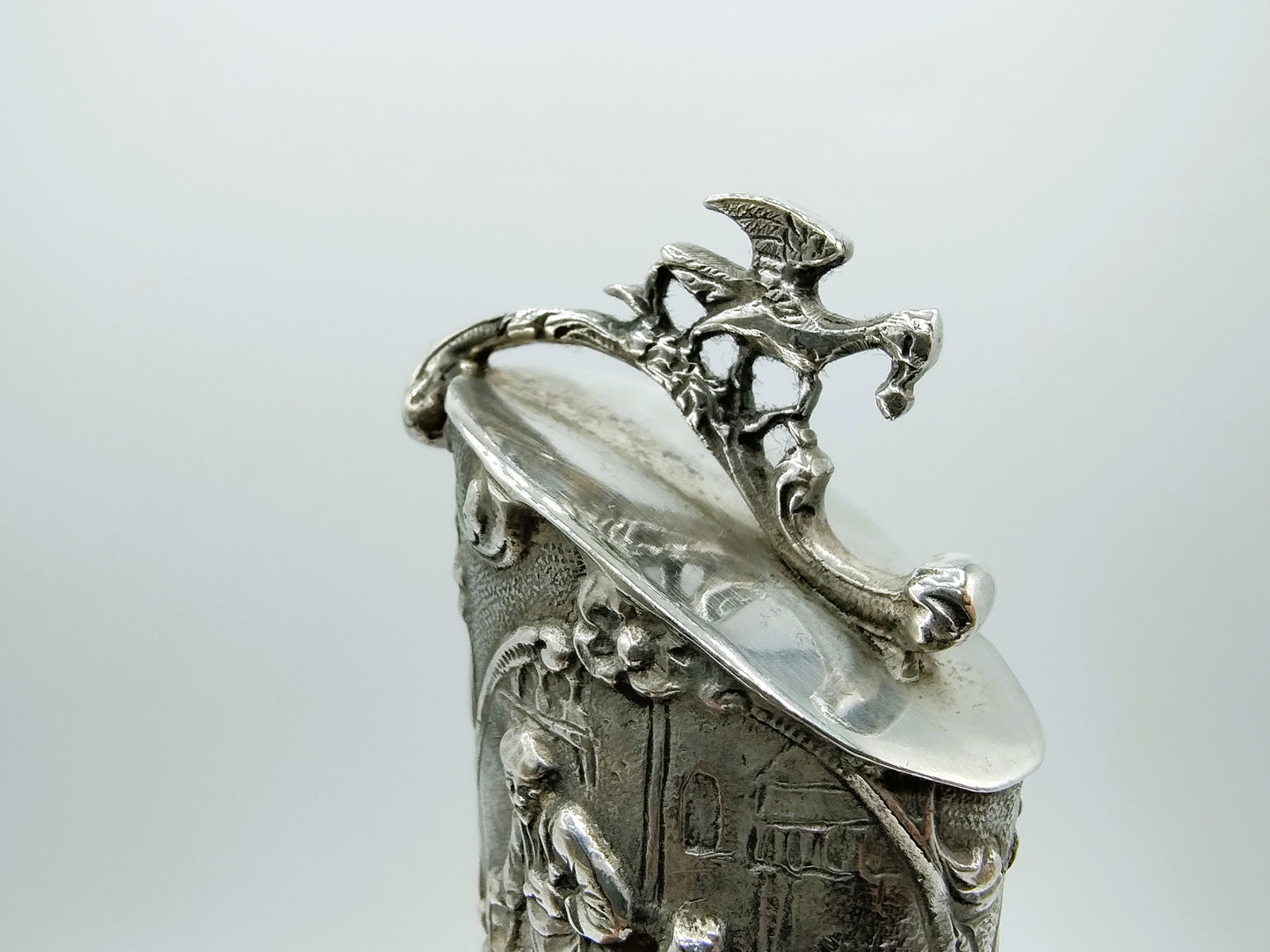 Messer mit Silbergriff, Niederlande, ca. 1900