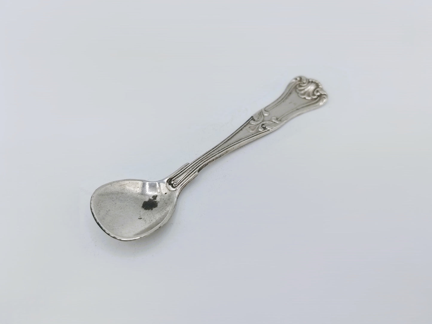 Zilveren zoutlepel, N.M. Thune, Oslo, Noorwegen, ca. 1960
