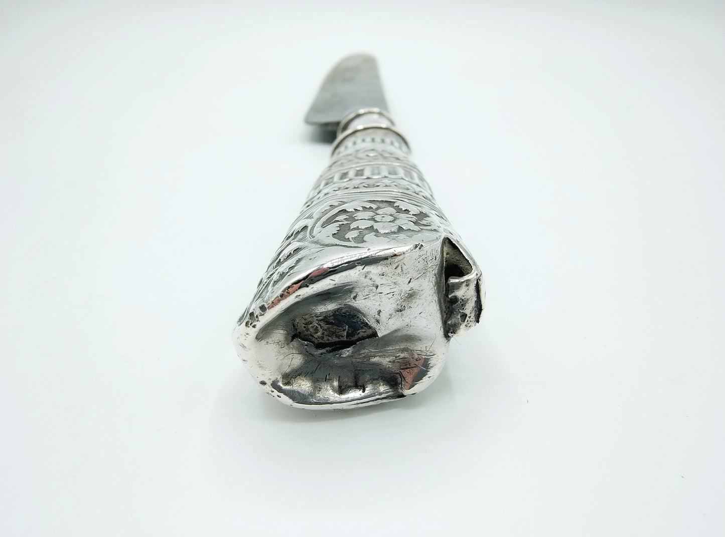 Knife with silver handle, A. Koekebakker, Amsterdam, 1792