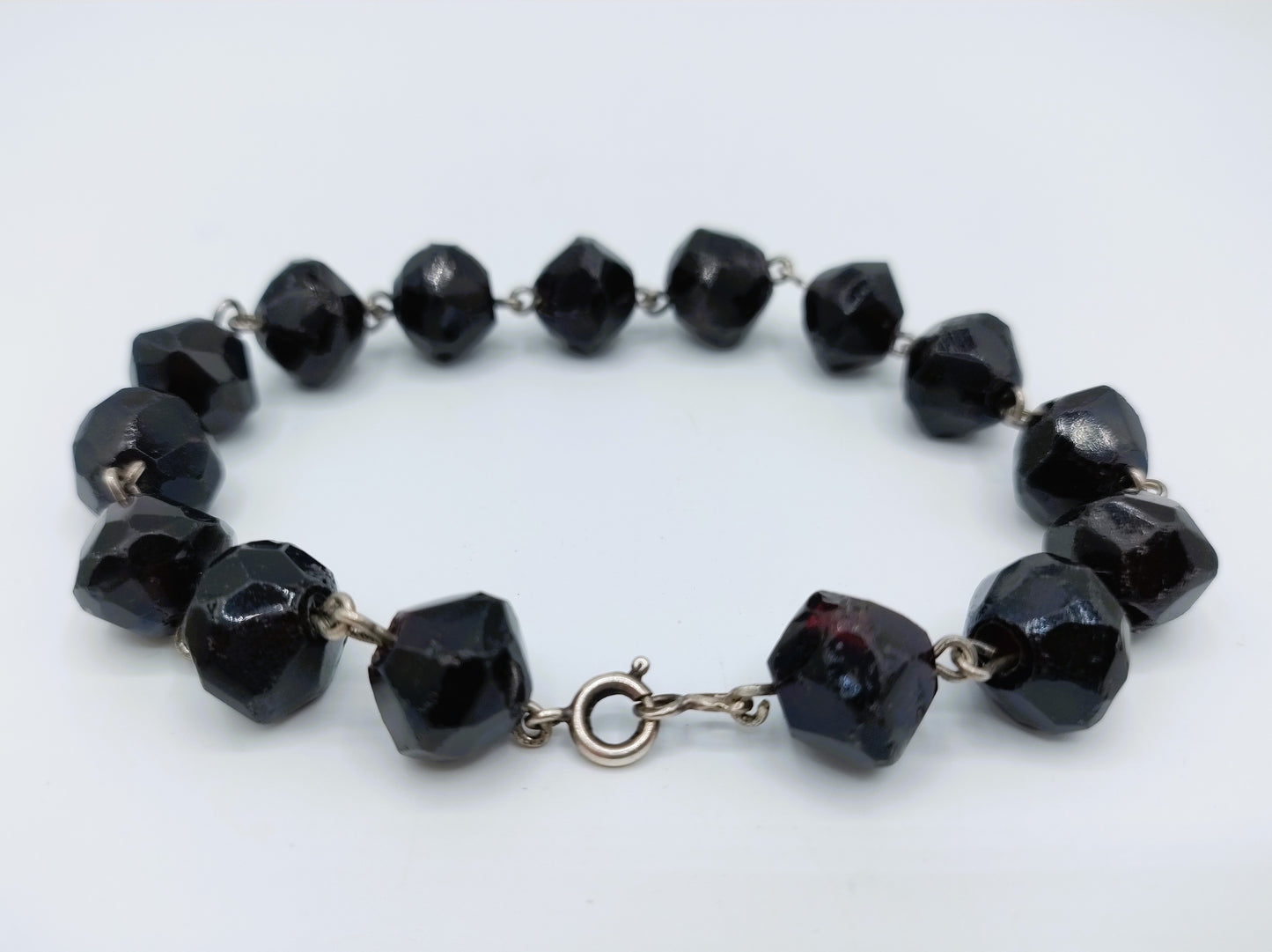 Gitten-Armband mit Silberverschluss, 22 cm
