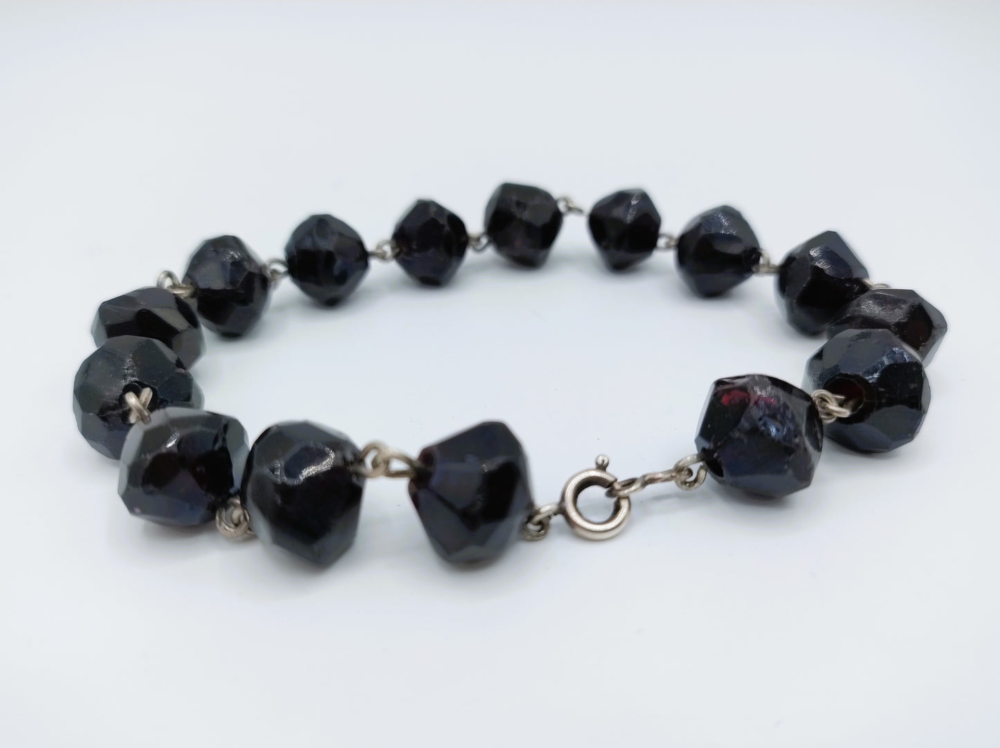 Gitten-Armband mit Silberverschluss, 22 cm