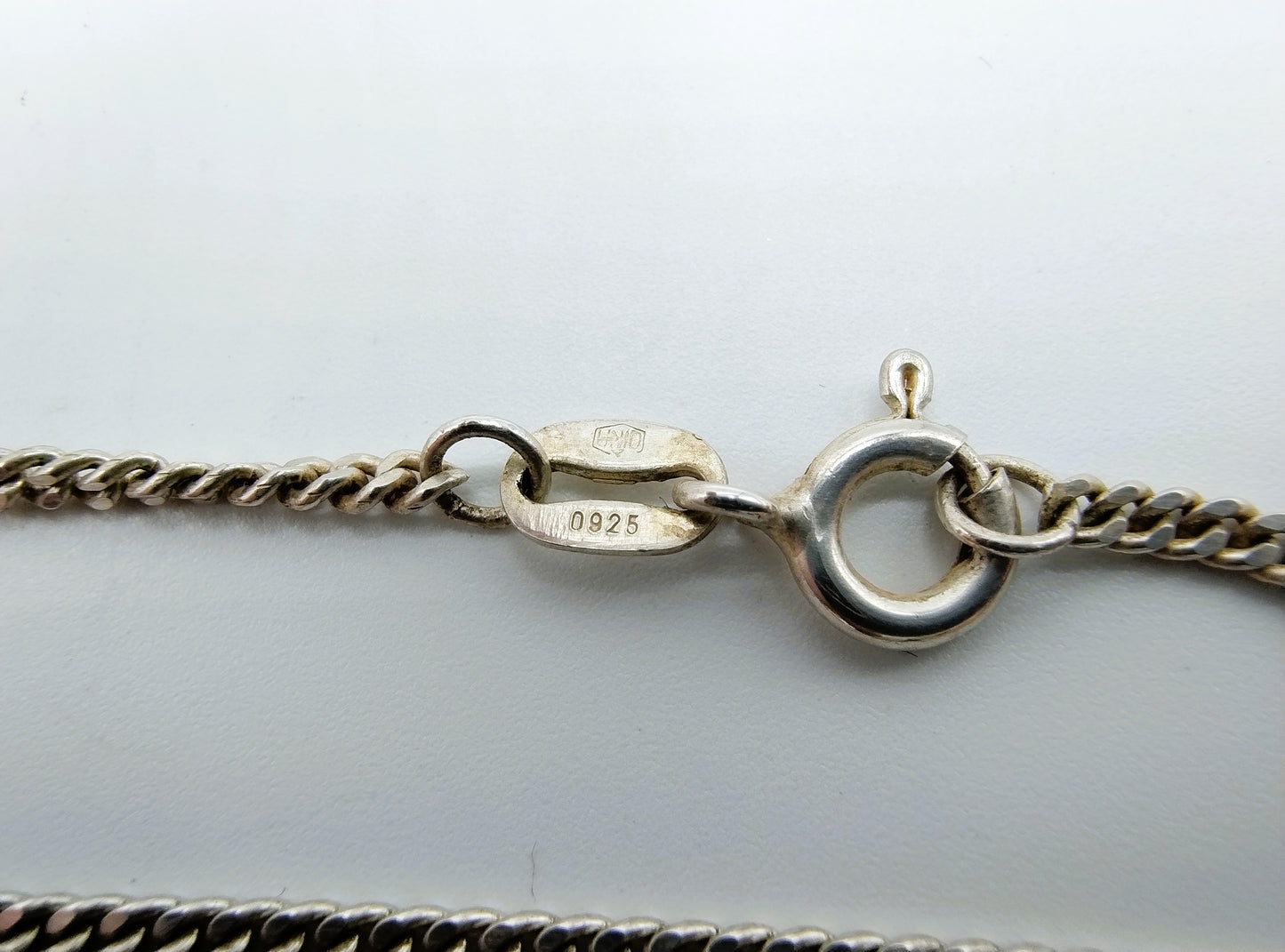 Zilveren ketting en oorbellen met bloedkoraal, 42 cm