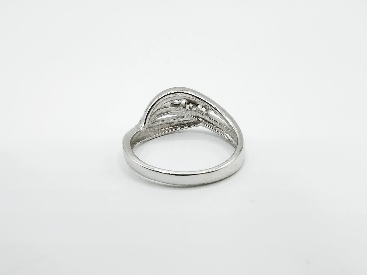Silberring mit Zirkonia, 925, 18mm