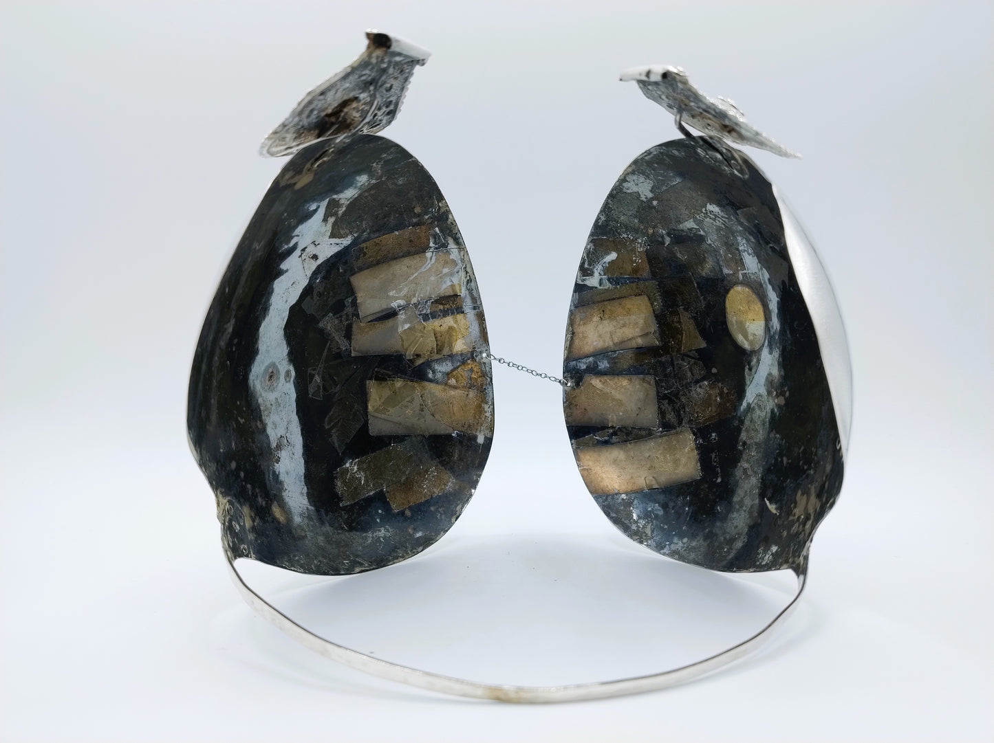 Zilveren Fries oorijzer, H. Adema, Leeuwarden, ca. 1870