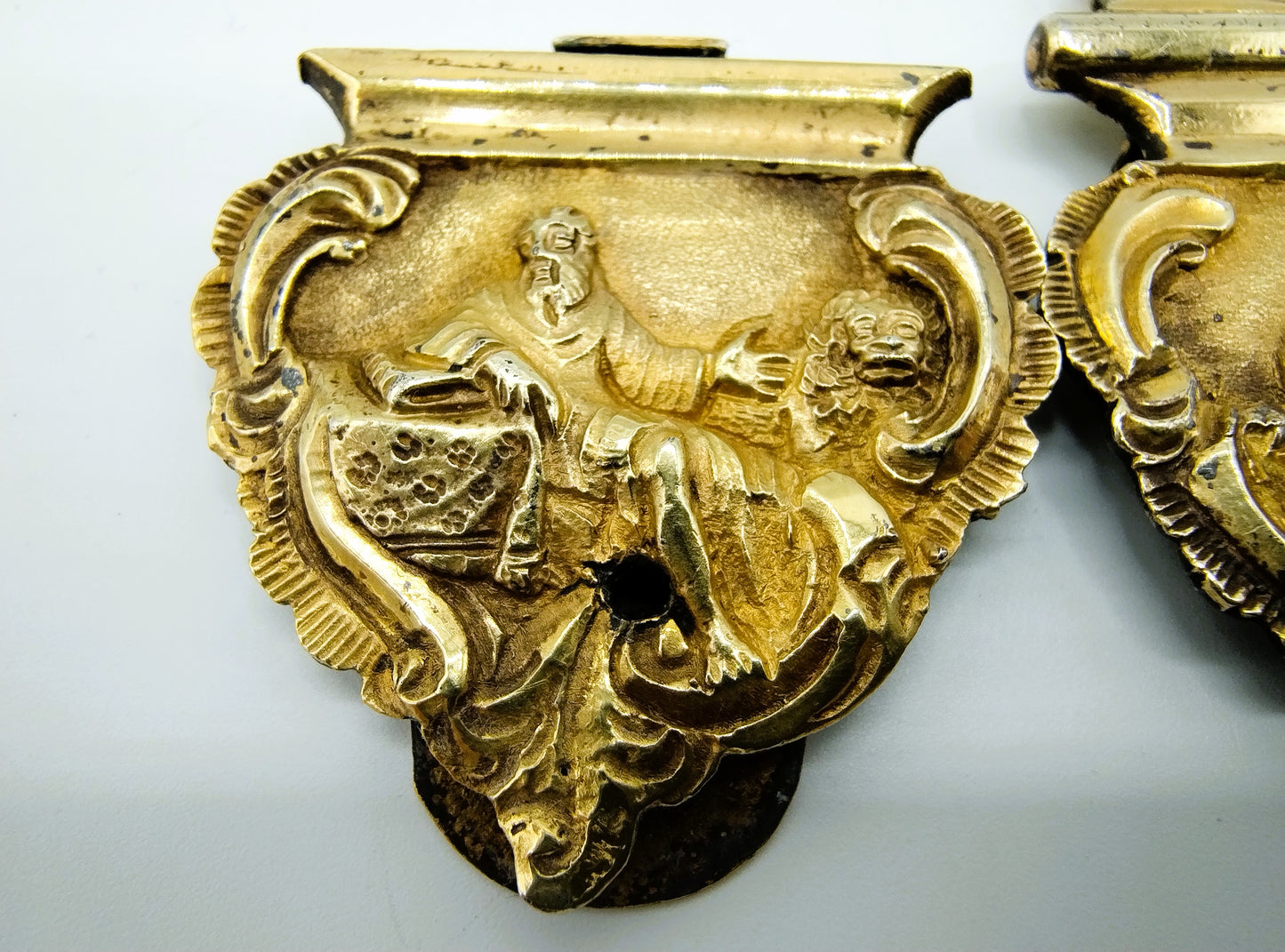 Vergulde zilveren bijbelsloten, Amsterdam, 1775