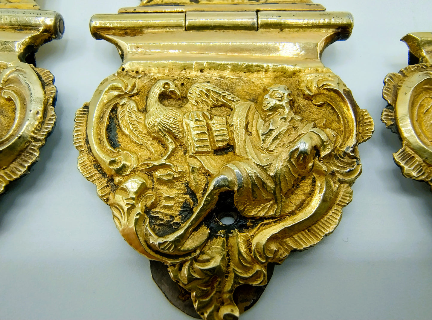 Vergulde zilveren bijbelsloten, Amsterdam, 1775