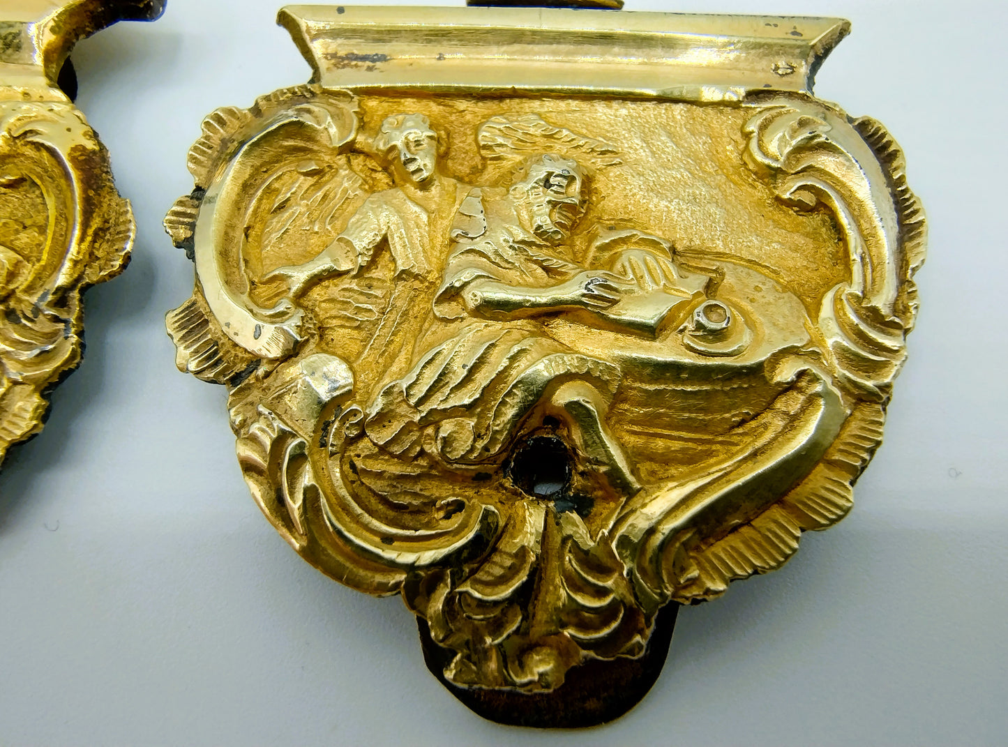 Vergulde zilveren bijbelsloten, Amsterdam, 1775