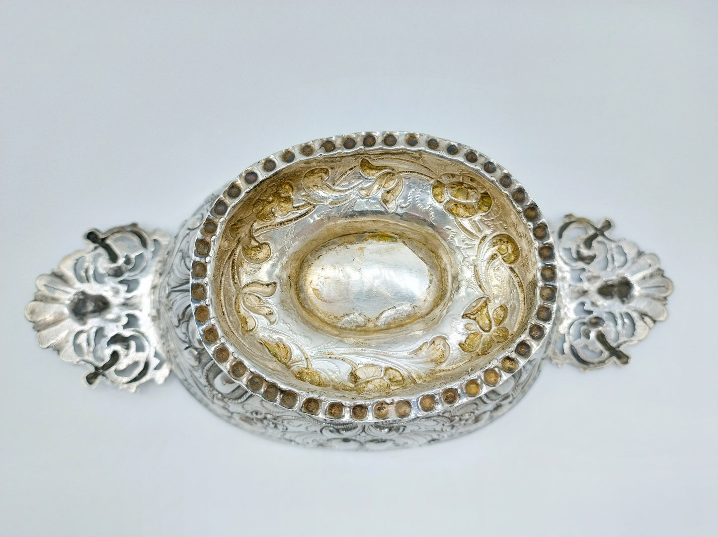 Zilveren brandewijnkom W.C. Schreuder, Sneek, 1730
