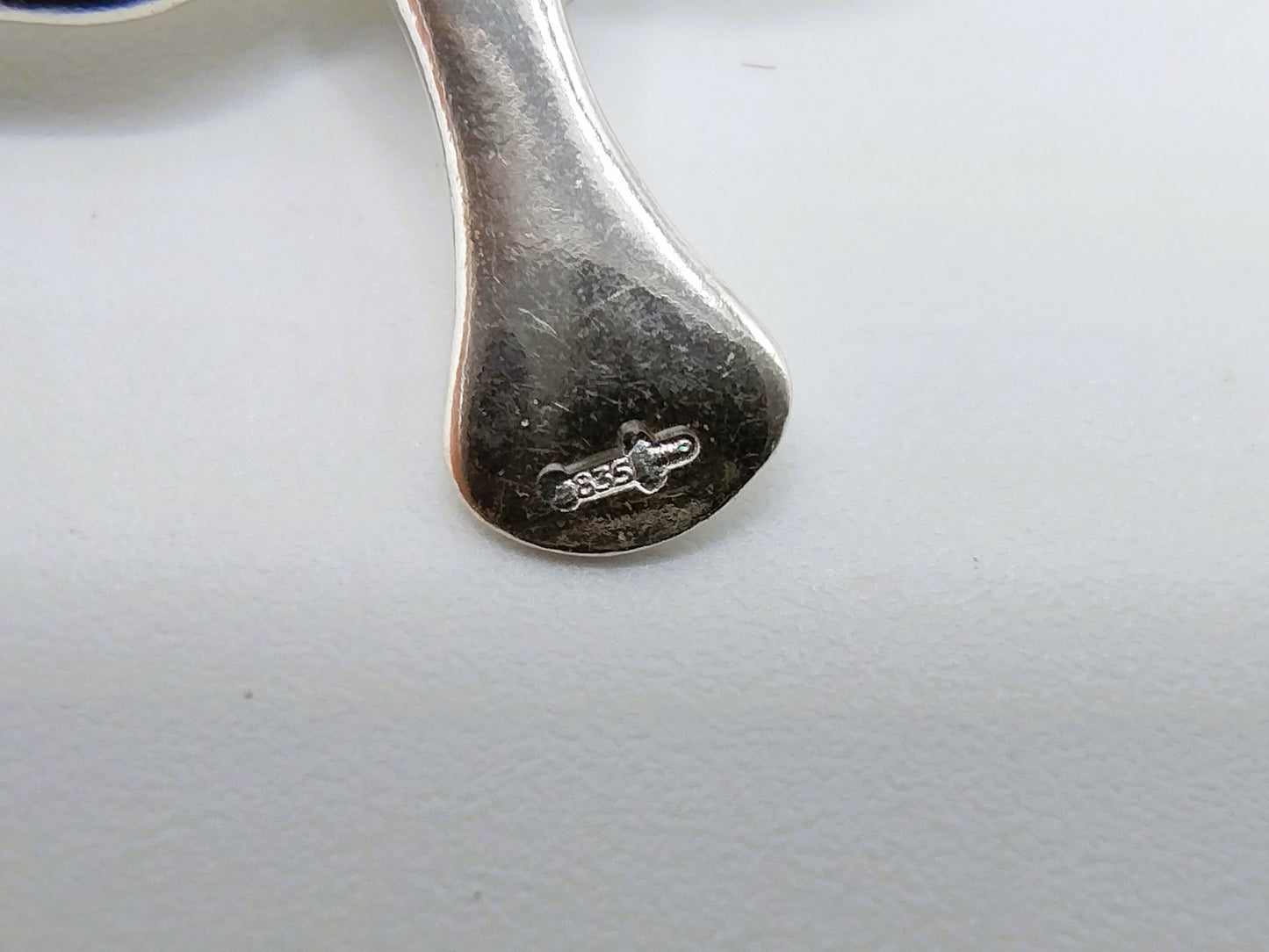 Silberkette mit Vogelanhänger, 45,5 cm