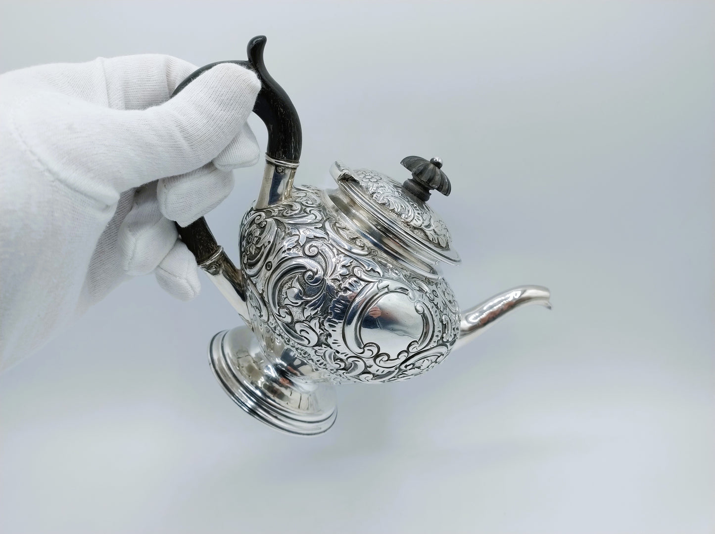 Zilveren theepot, H. Matthews, Birmingham, 1893