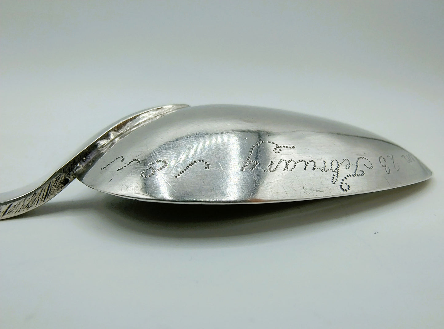 Zilveren gelegenheidslepel, P. Rienstra, Sneek, 1818