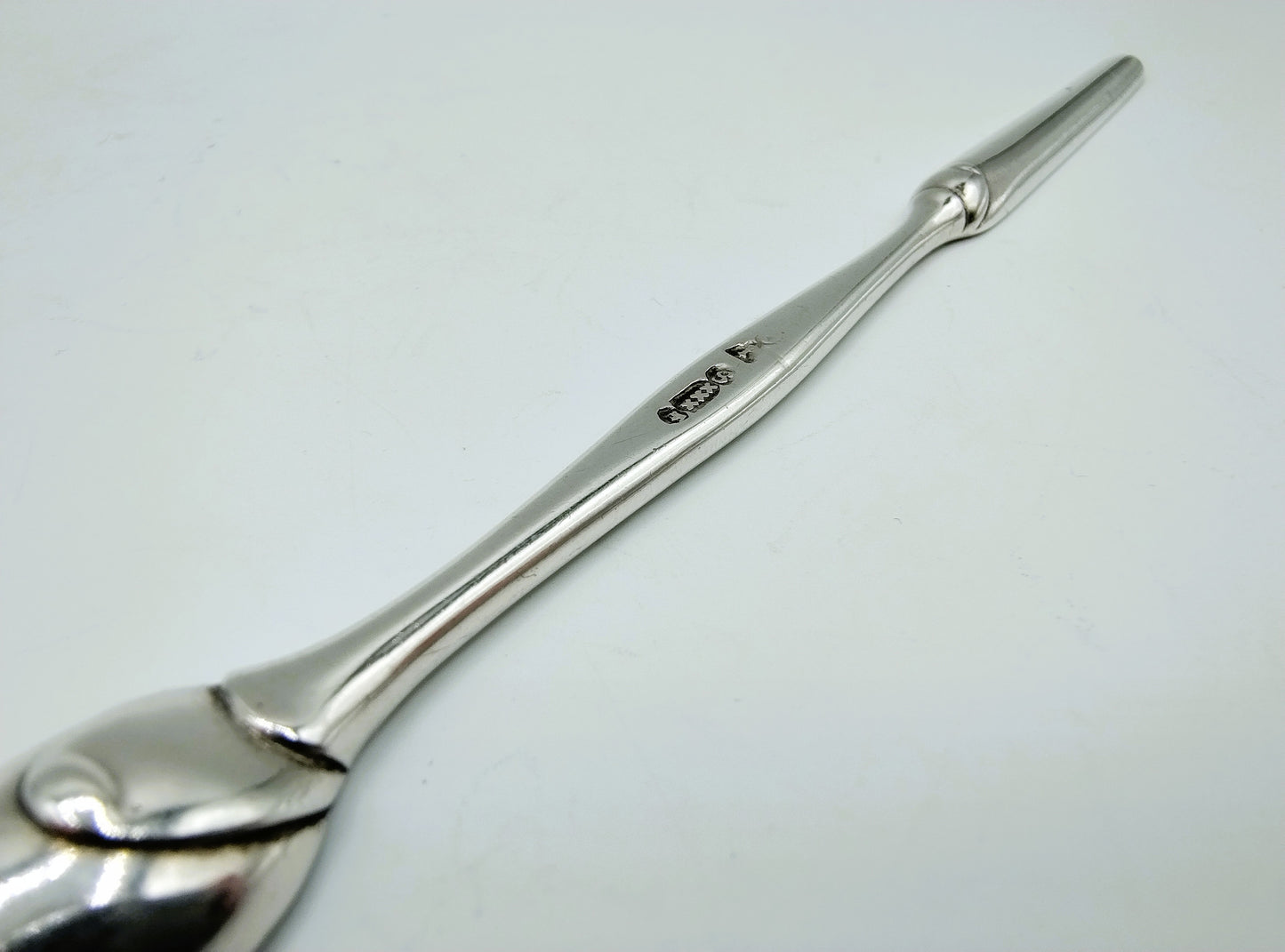 Zilveren mergboor, J.D. Pont, Amsterdam, 1752