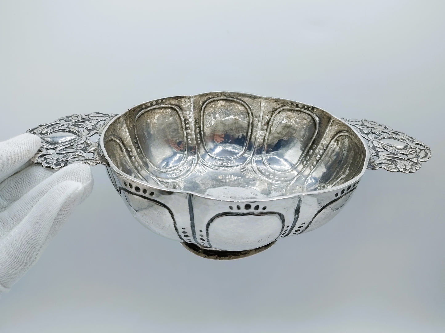 Zilveren brandewijnkom, G. J. Schuurman, Zwolle, 1801