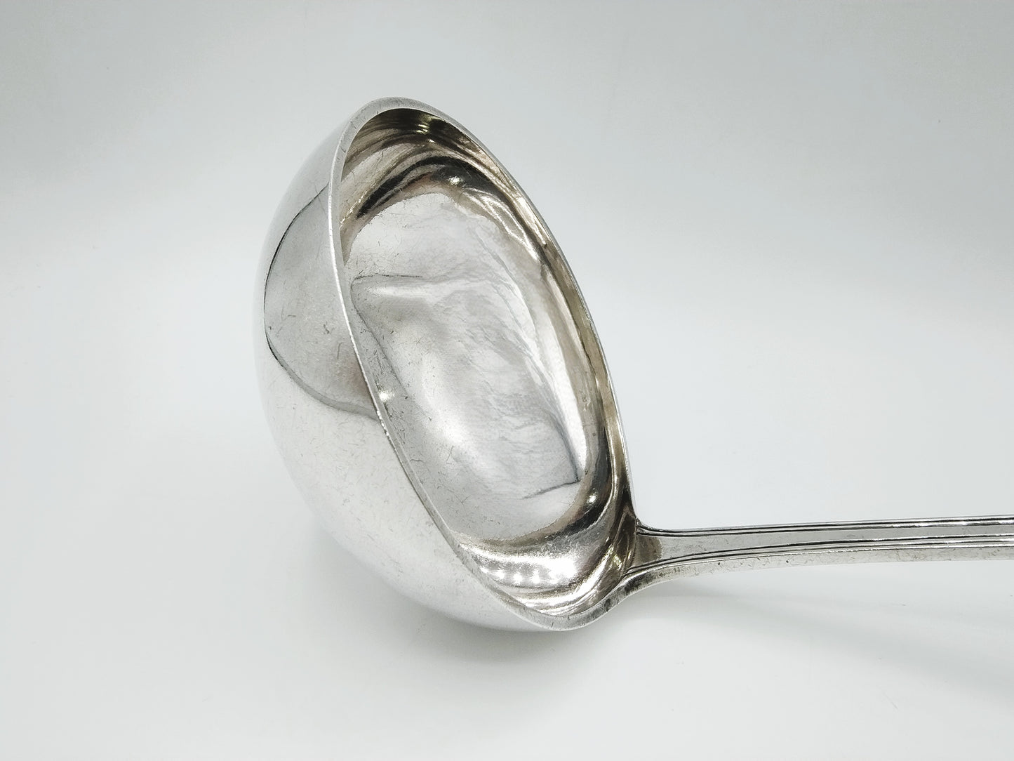 Zilveren soeplepel, T.L. Uriot & Zn, Amsterdam, 1886