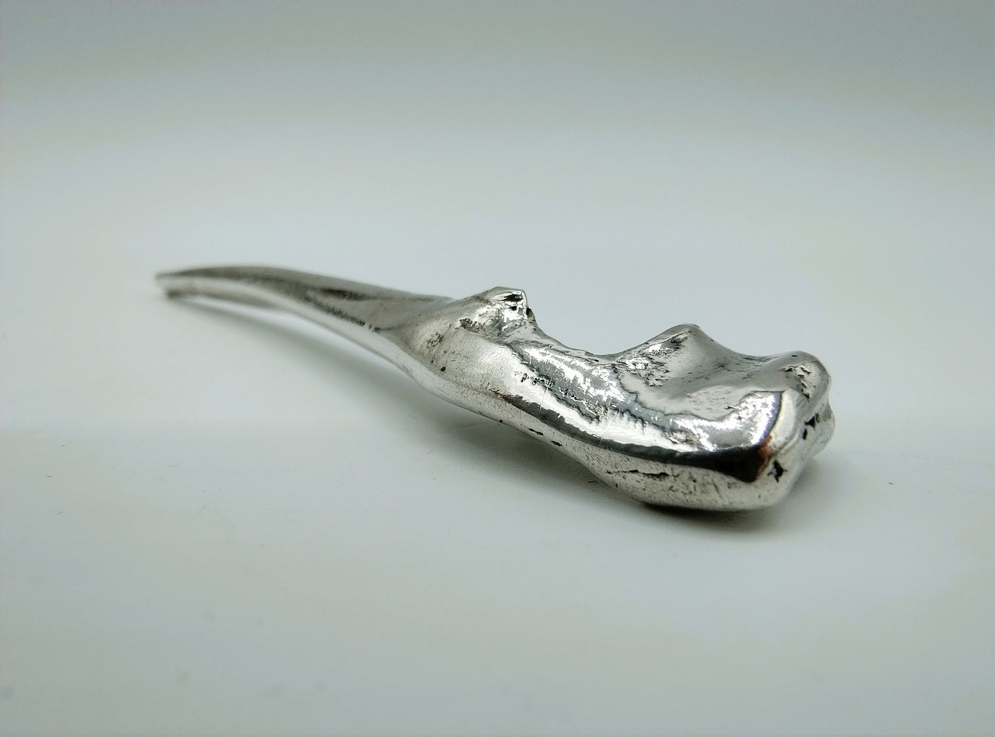 Zilveren pijpenwroeter, hazesprong, L.T. Spannenburg, Joure, ca. 1840