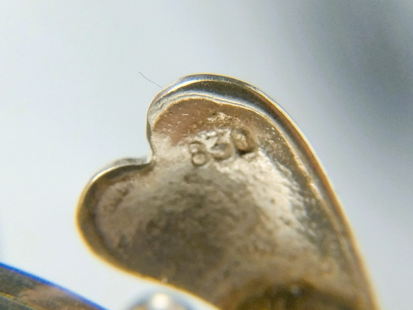 Zilveren broche bezet met een insect met bloedkoraal