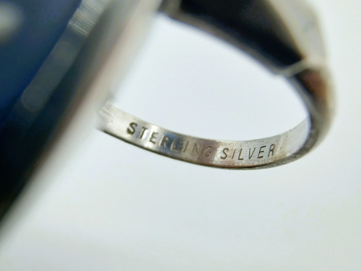 Silver cameo ring, Wedgwood & Sons Ltd, 17 mm