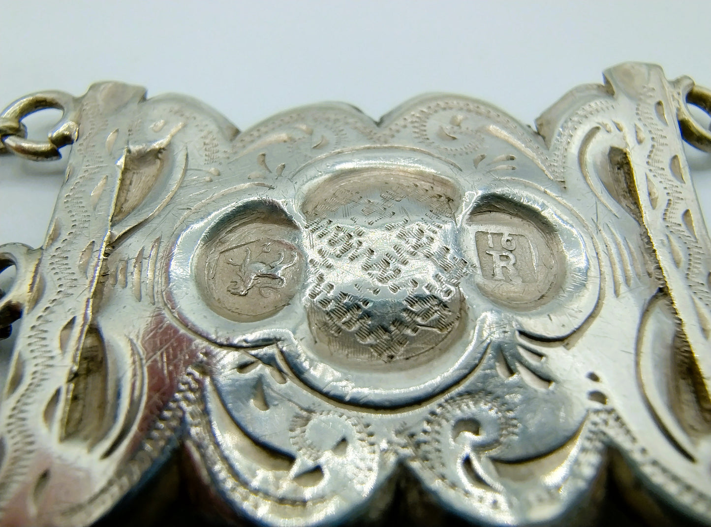 Silver Bible lock bracelet, SF Reitsma, Heerenveen, 17.5 cm