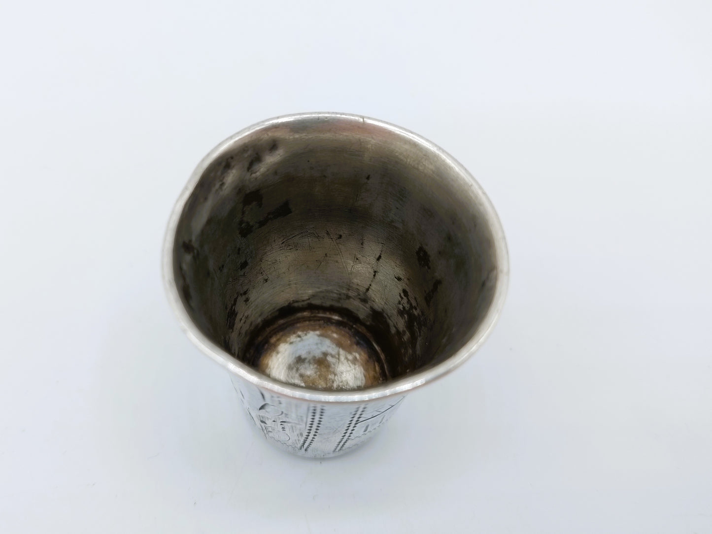 Silver kiddush cup, IY Zakhoder, Kiev, ca. 1890