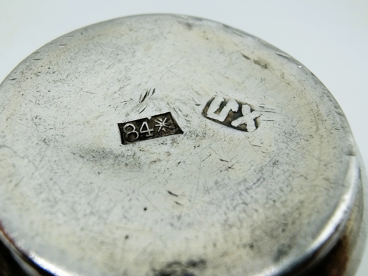 2 Silver kiddush cup, K. Peisakhov, Tula, ca. 1890