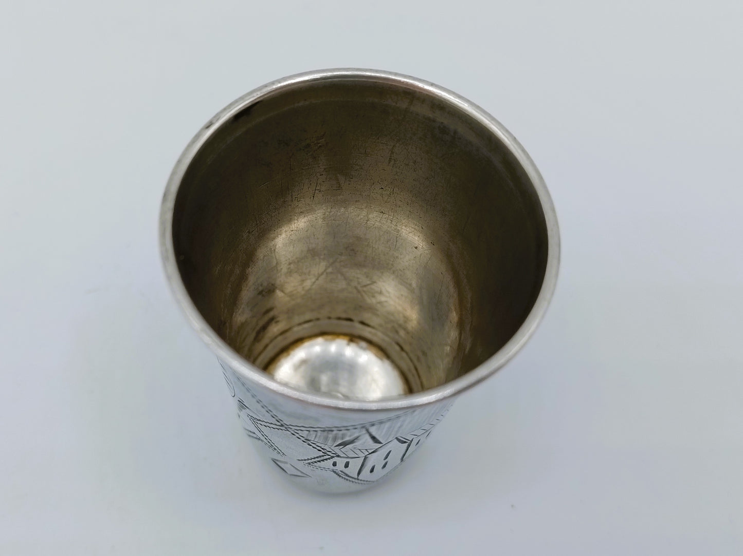 Silver kiddush cup, IY Zakhoder, Kiev, ca. 1890