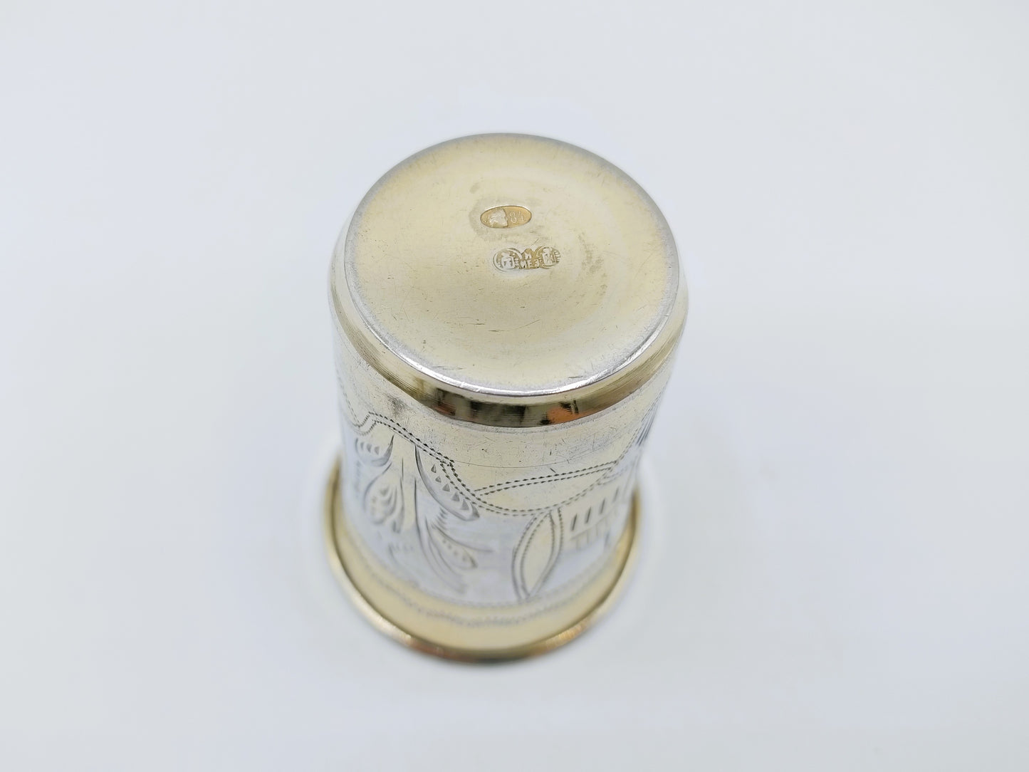 Silberner Kidduschbecher, Erben IE Zakhoder, Berdichev, 1907