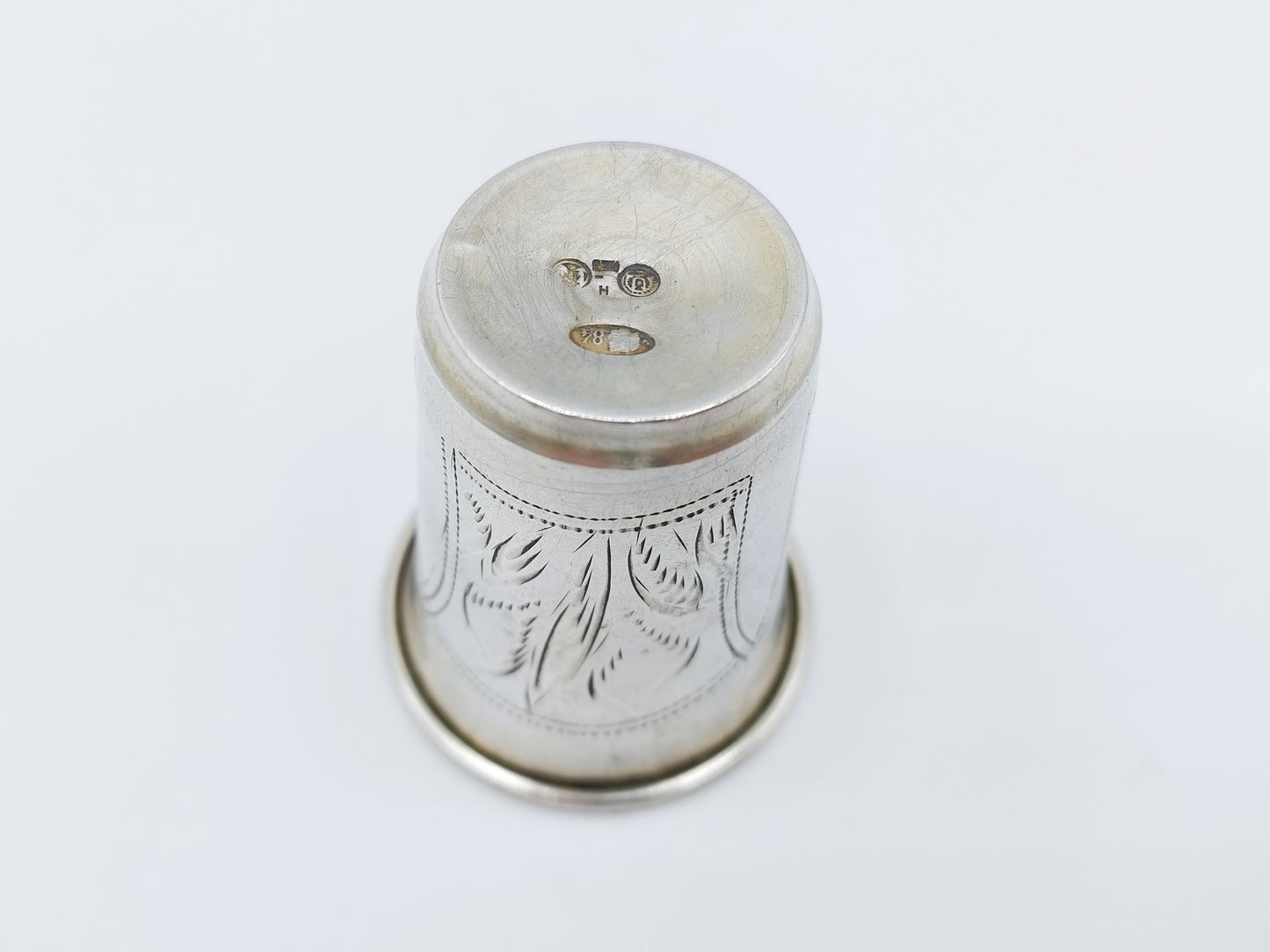 Zilveren kiddush beker, Erfgenamen I.E. Zakhoder, Berdichev, 1907