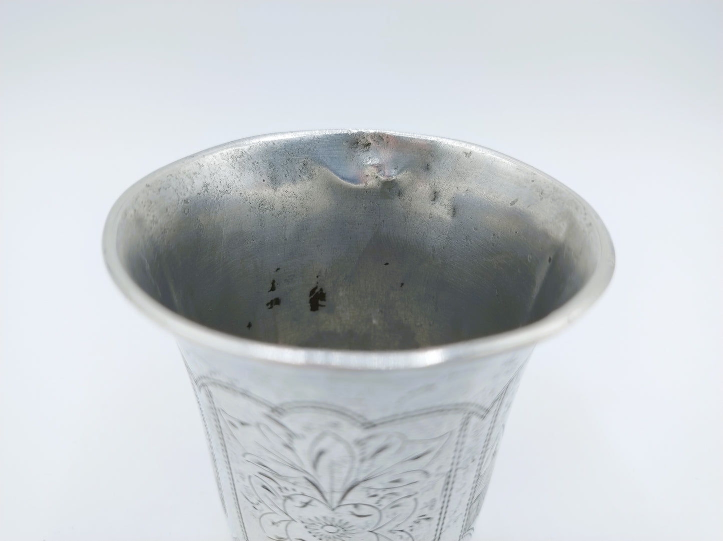 Silver kiddush cup, IY Zakhoder, Berdichev, 1893