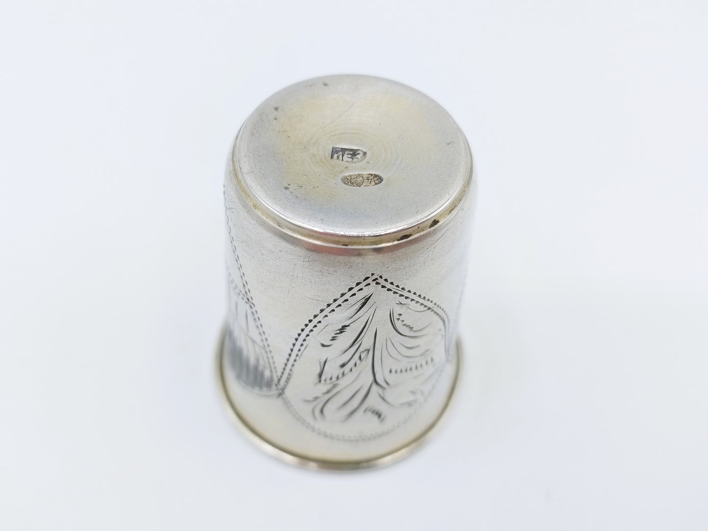 Zilveren kiddush cup, I.Y. Zakhoder, Berdichev, ca. 1900