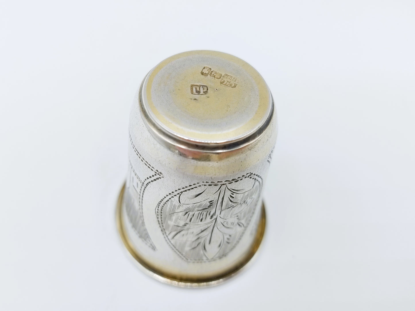 Zilveren kiddush cup, G. Ravkin, Berdichev, 1896
