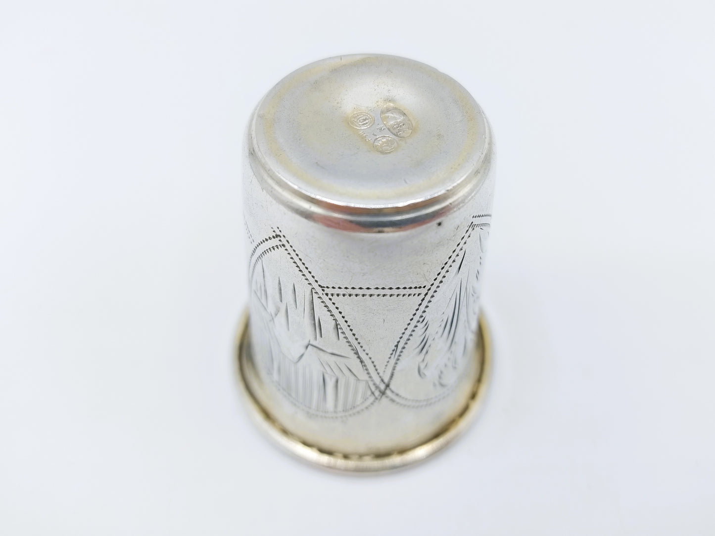 Silver kiddush cup, Heirs IE Zakhoder, Berdichev, 1907