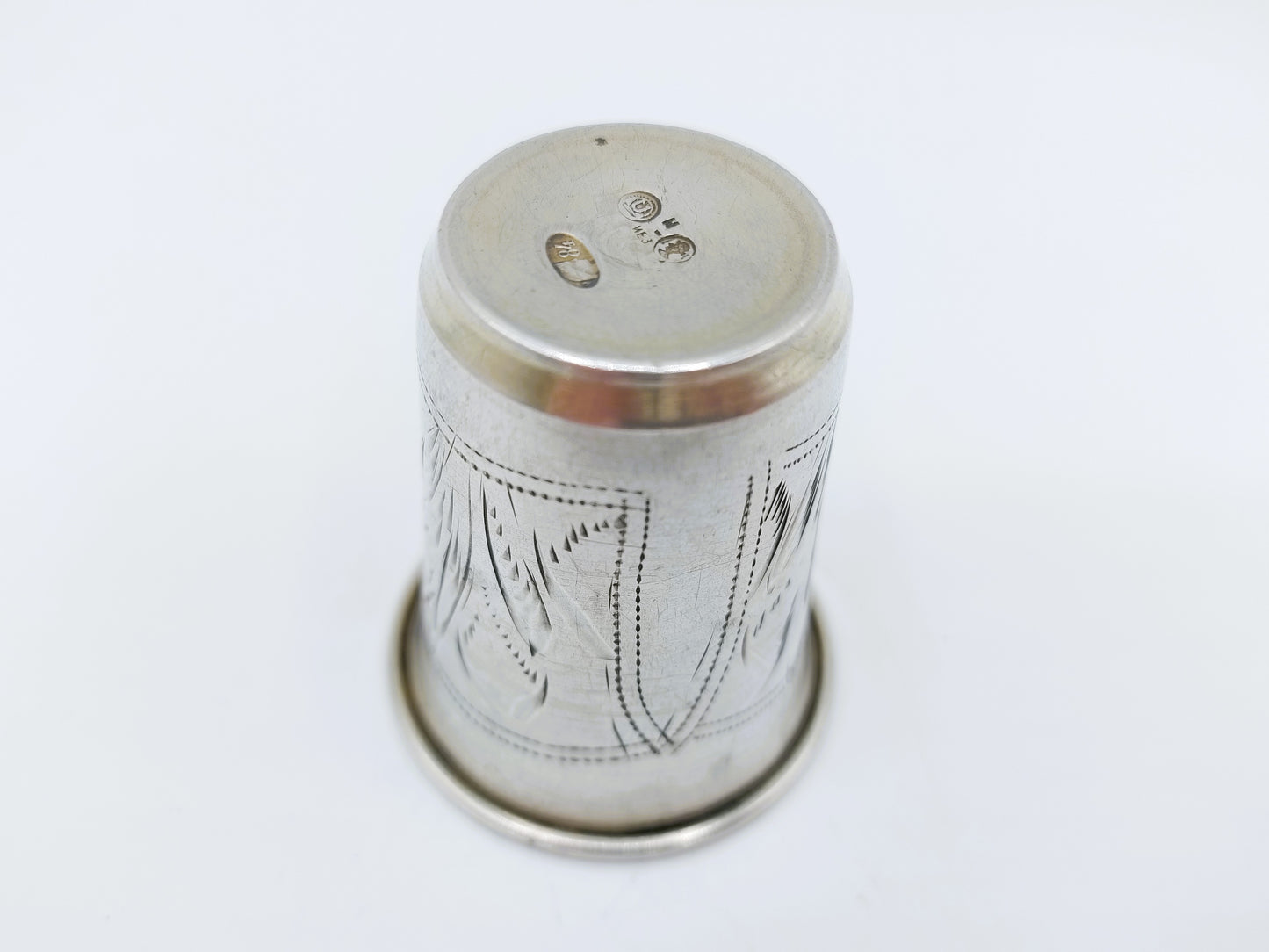 Silver kiddush cup, Heirs IE Zakhoder, Berdichev, 1907