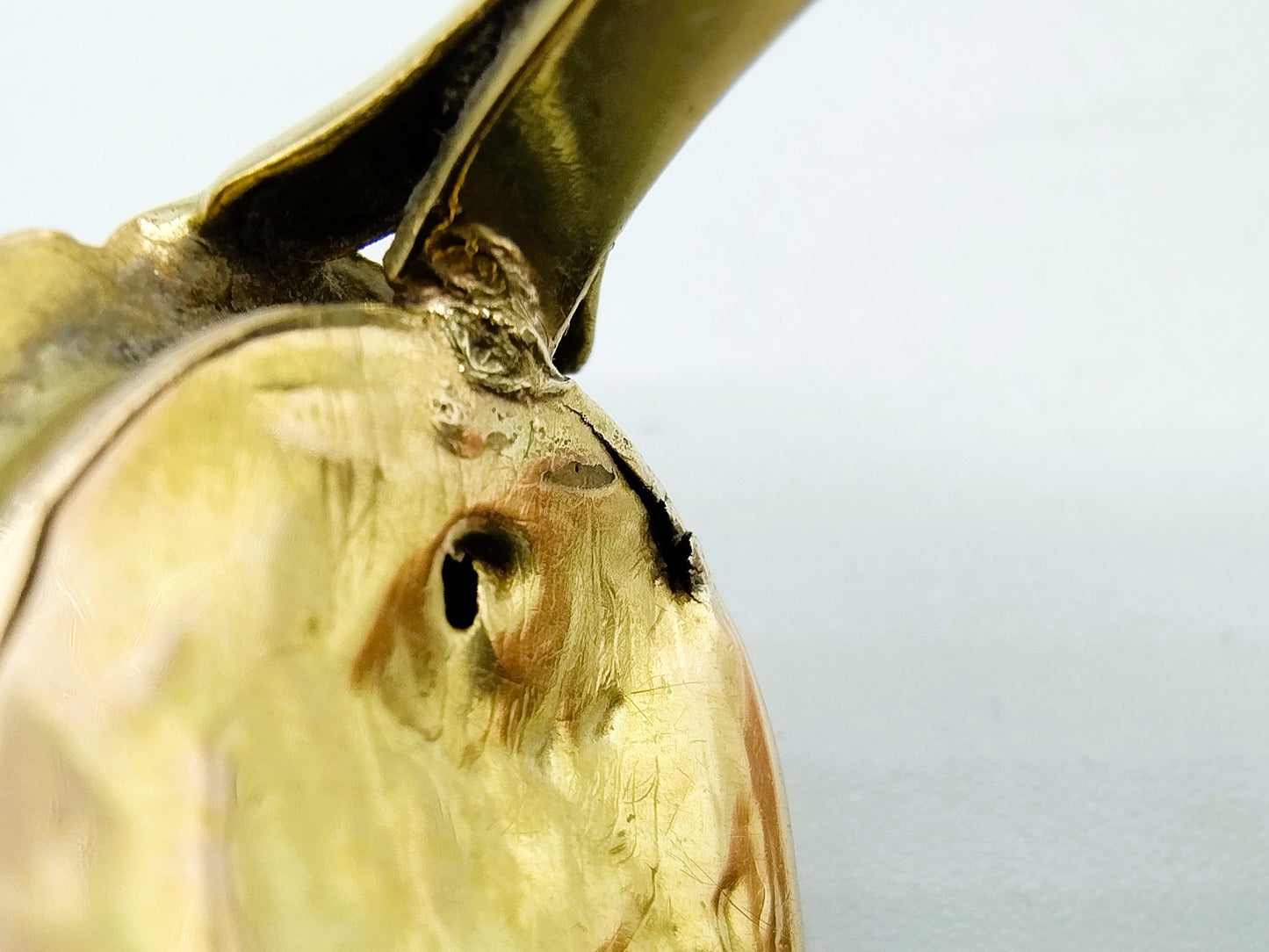 Gouden ring met carneool, 20 mm