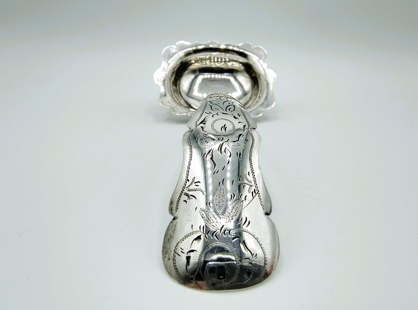Silver sugar spoon, P. Suur, Schoonhoven, 1879