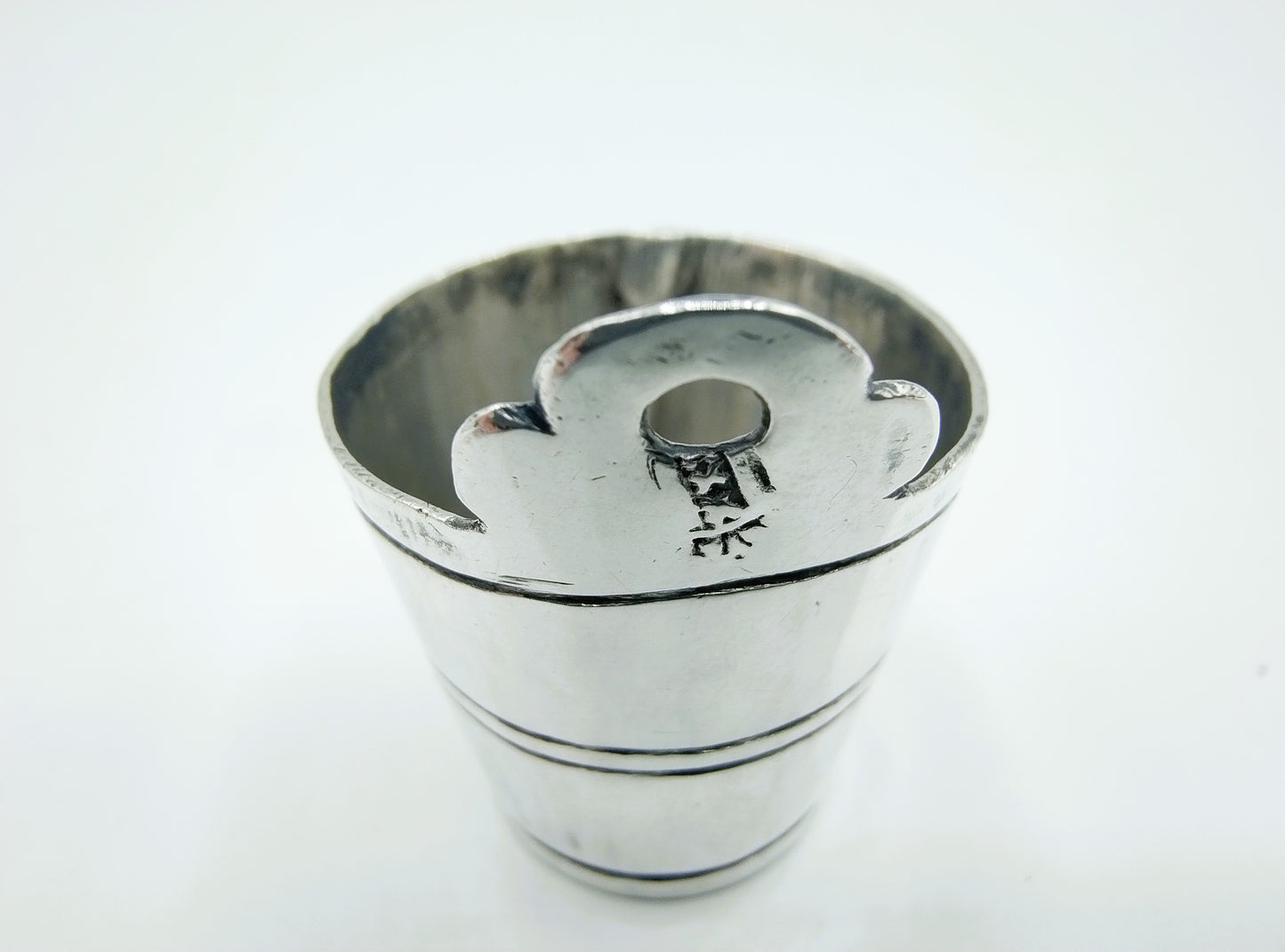 Zilveren miniatuur zeepbakje, Haarlem, ca. 1705