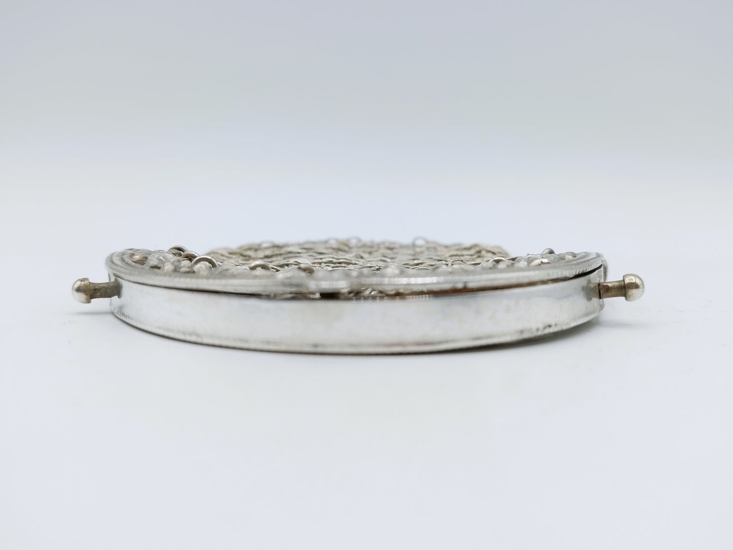 Silberner Geldbörsenverschluss mit Kettengeflecht, W. van der Wolde, Meppel, 1812-1814