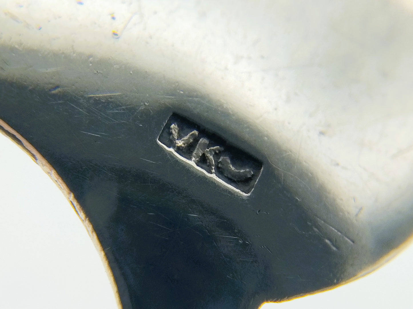 Silver sugar spoon, J.M. van Kempen Company, Voorschoten
