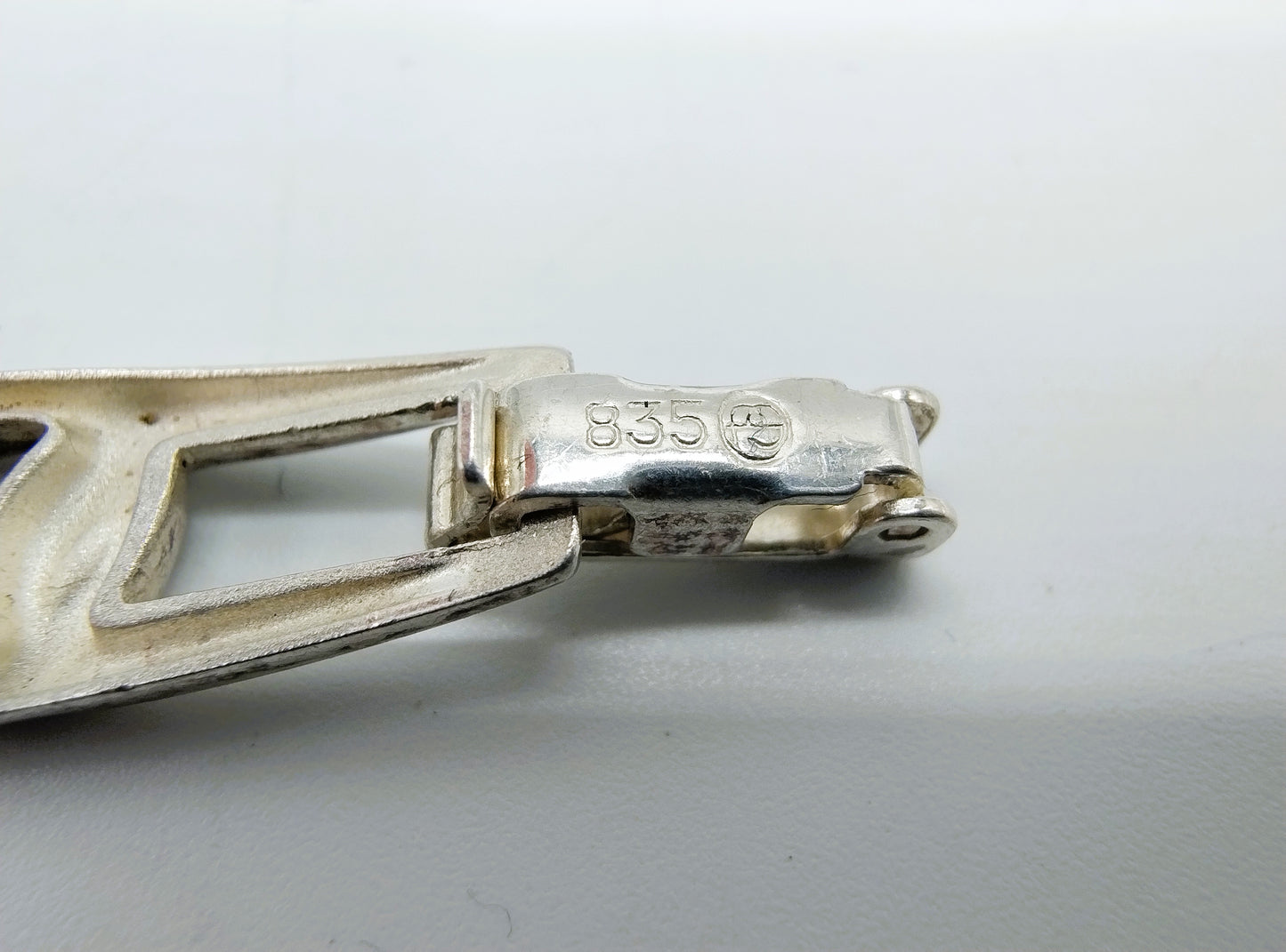 Zilveren schakelarmband, 18,5 cm