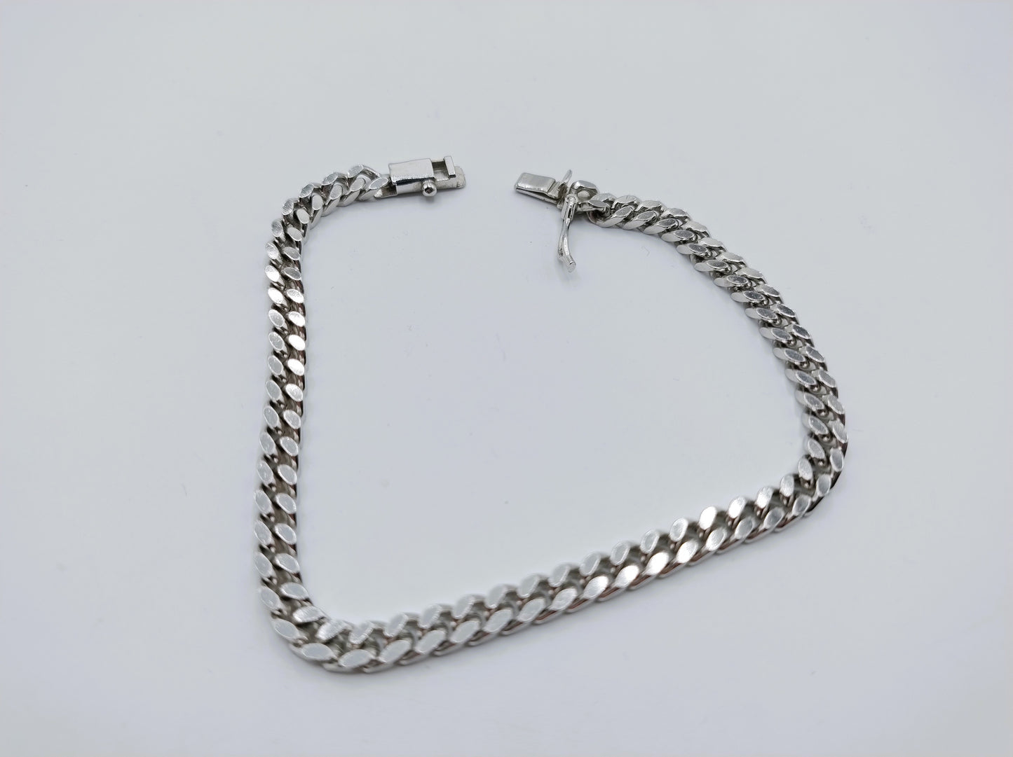 Men's silver bracelet, 19.5 cm