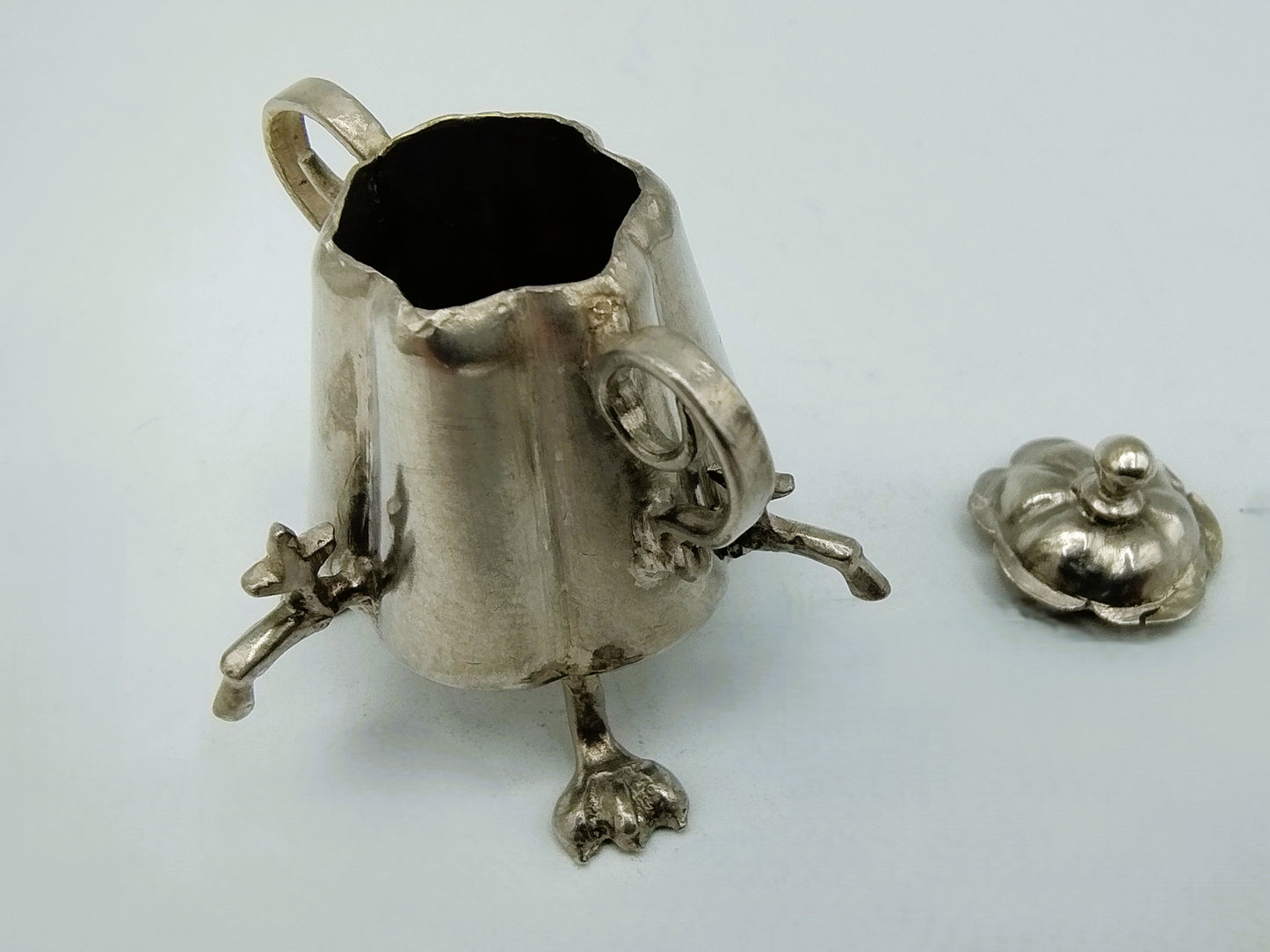 Silver miniature coffee pot, 19th century