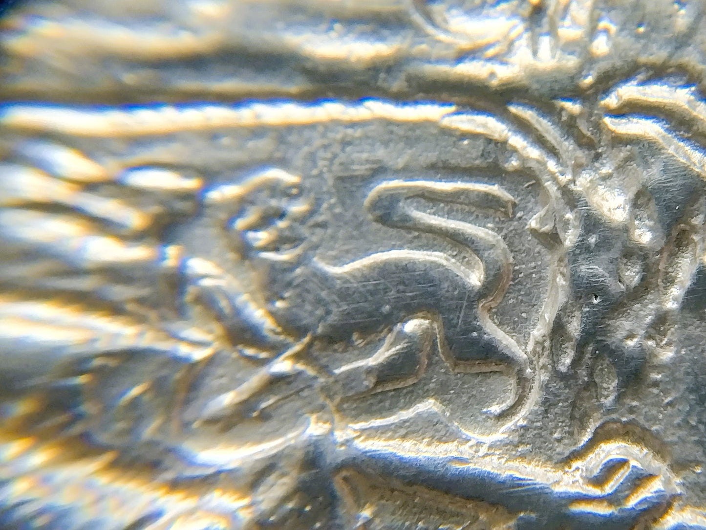 Silver miniature bench, Gebr. Dingeldein, Hanau, c. 1890