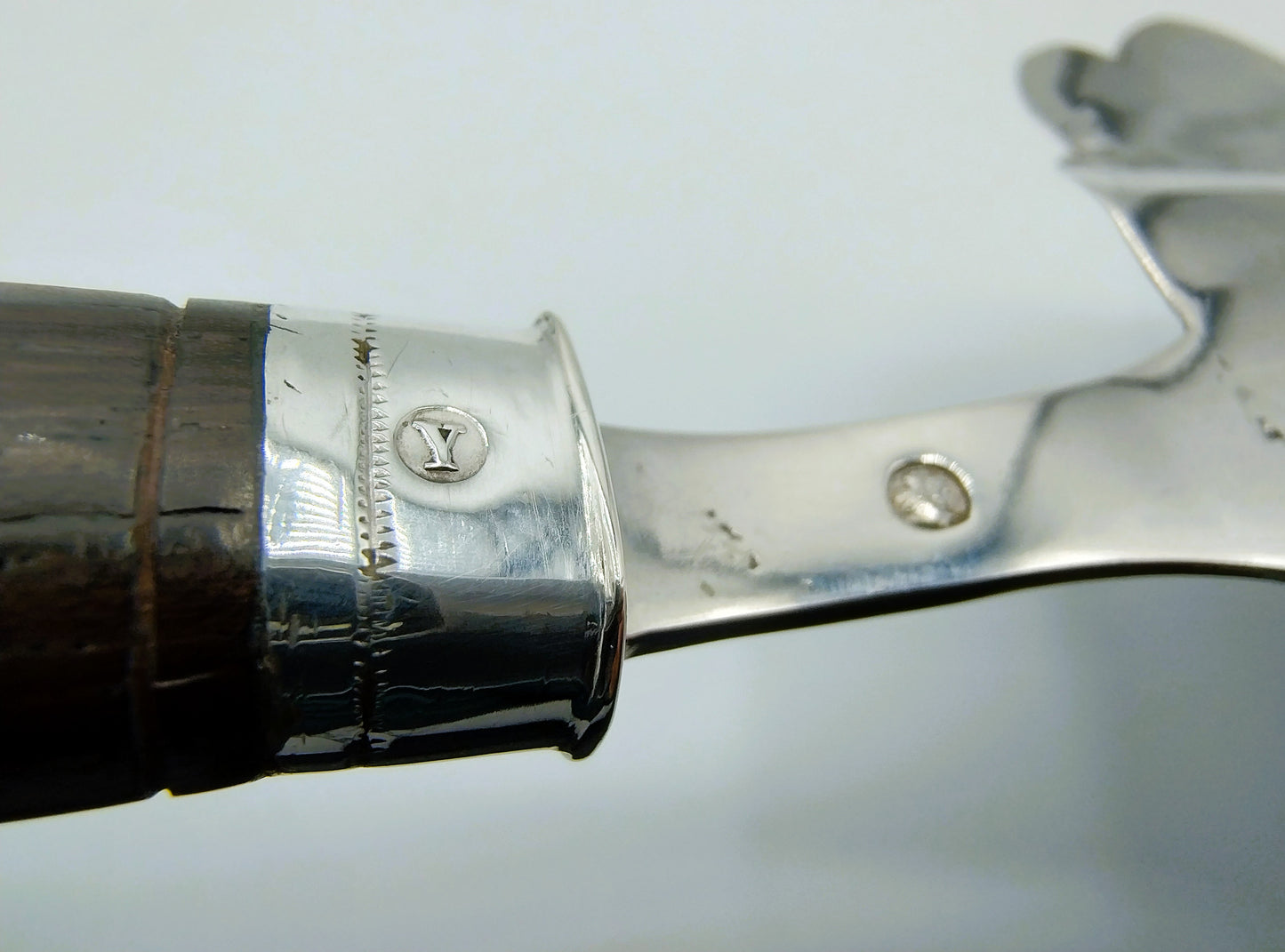 Silver fish slice, G. Grevink, Amsterdam, 1858