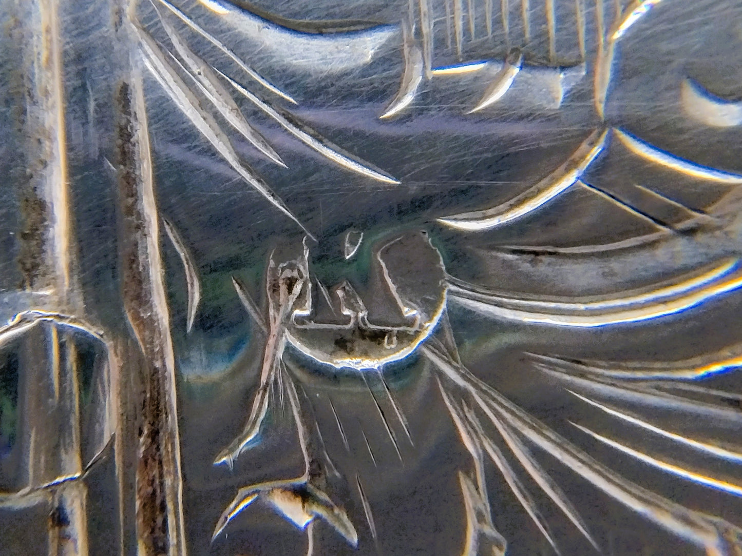 Silver fish slice, J. van Wijk, Amsterdam, 1844