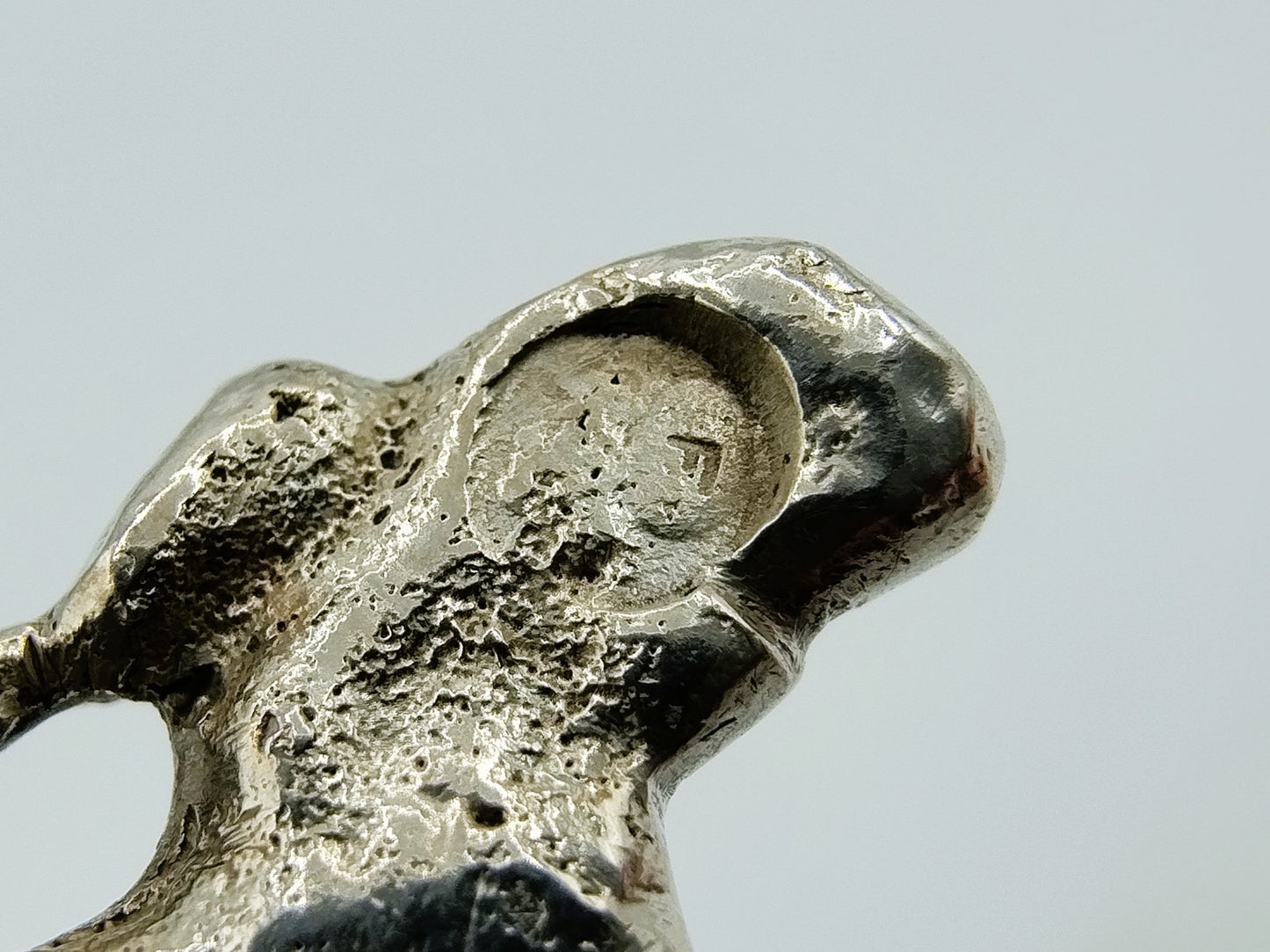 Silver cream spoon, P. van der Woude, Sneek, 1911