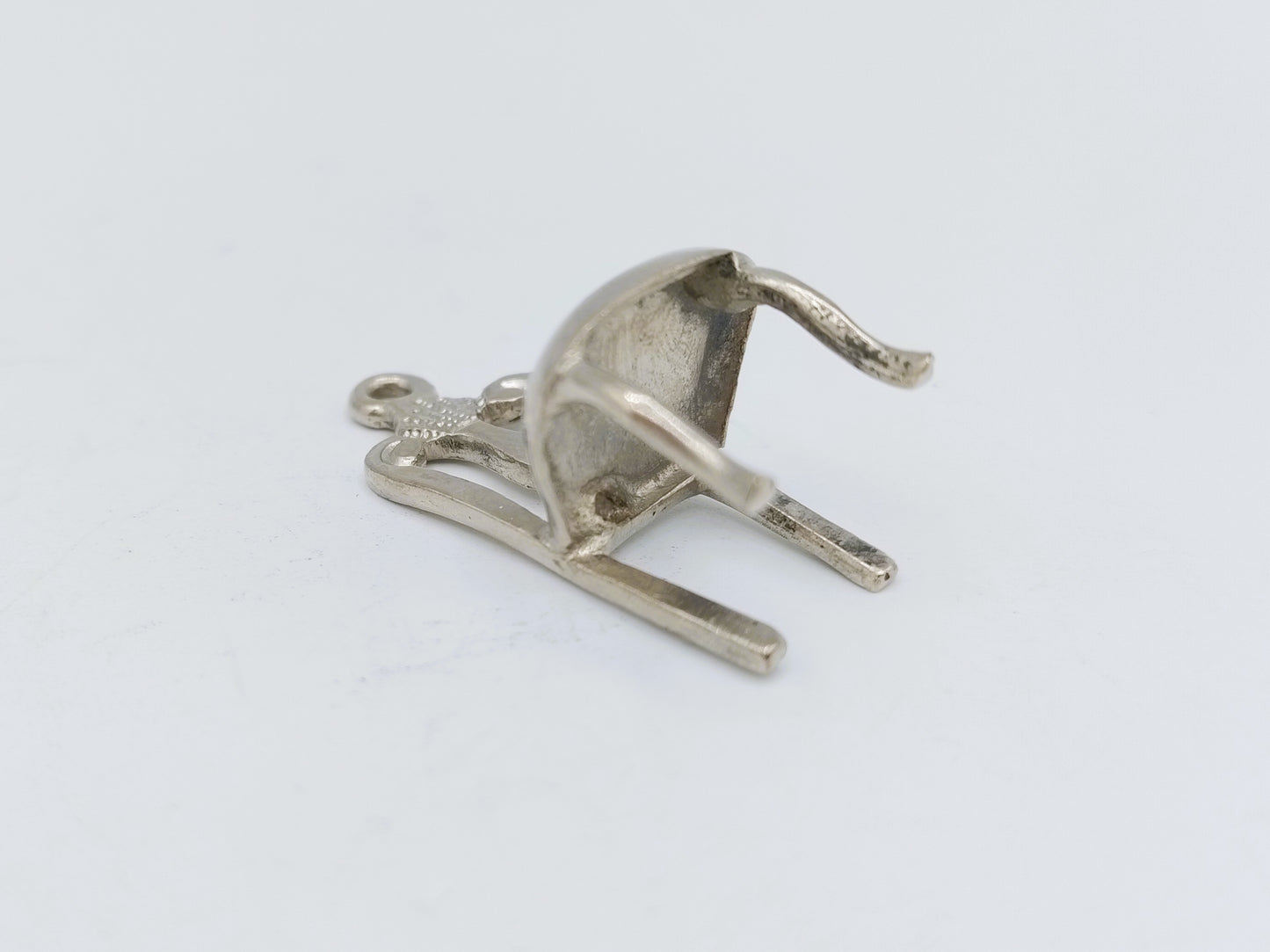 Zilveren miniatuur kinderstoel, 20e eeuws