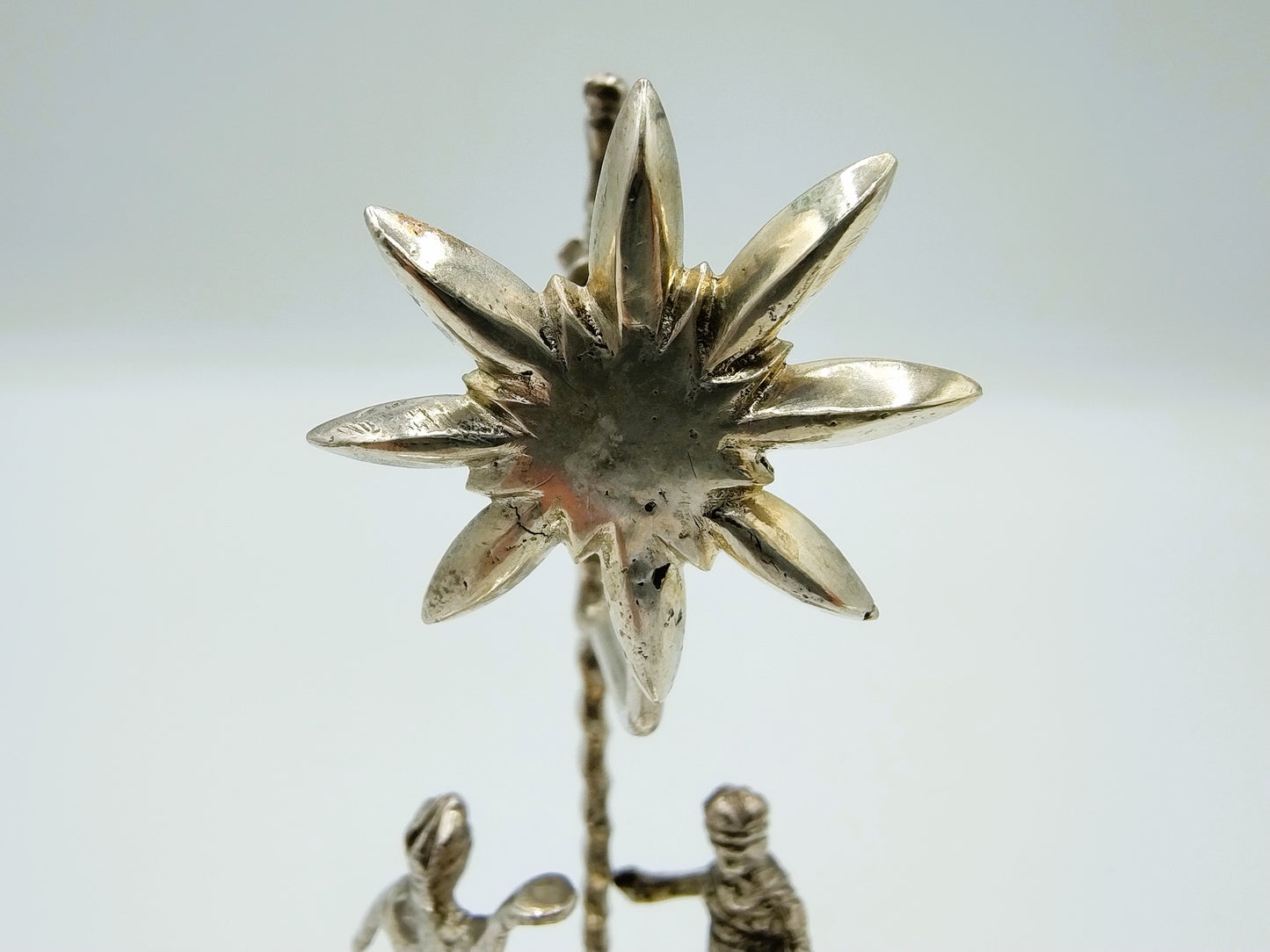 Zilveren miniatuur 3 koningenspel, R. Scheltens, Groningen, ca. 1860