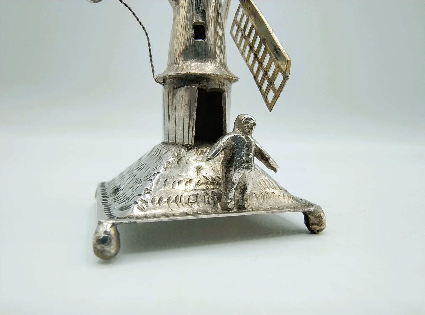 Zilveren miniatuur molen, J. Postmus, Hoorn, 1899-1955