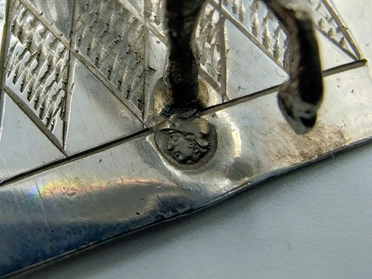 Silver miniature coach with horse, J. van Straten, Hoorn, 1899
